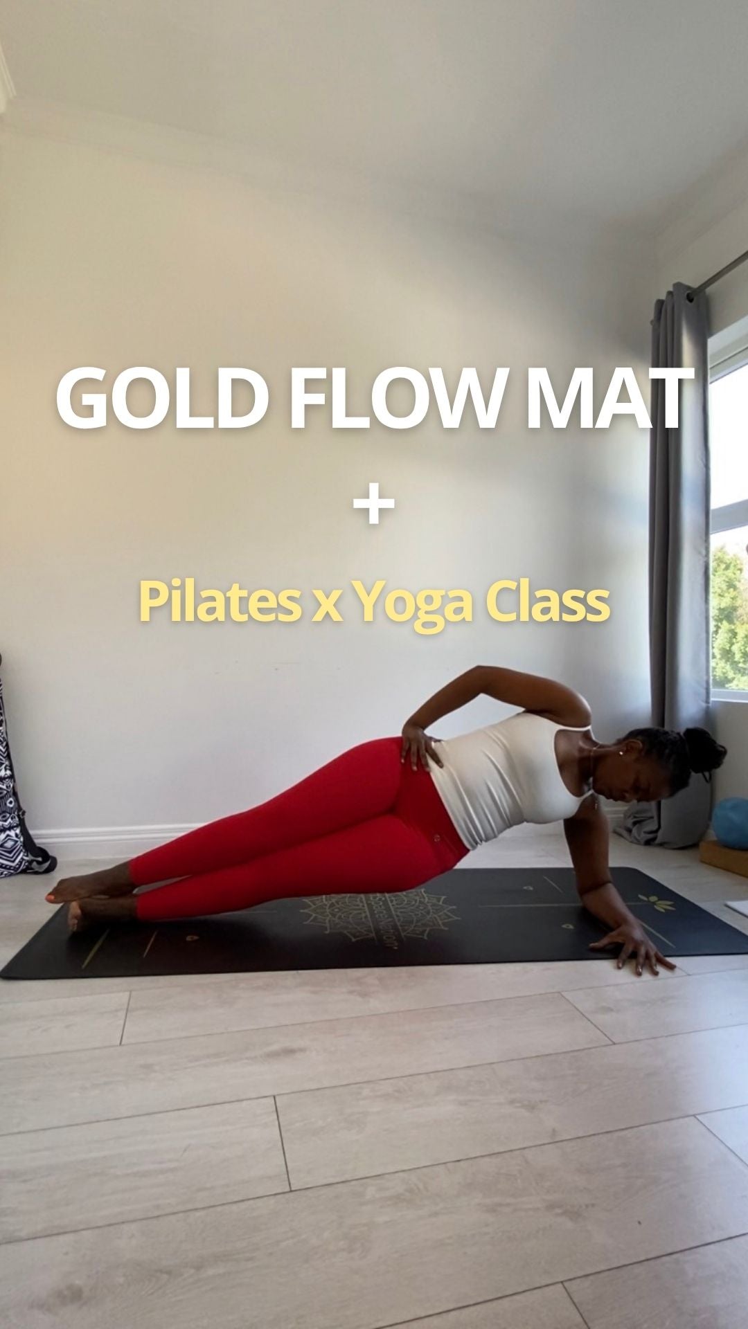 Gold Flow Mat + Pilates x Yoga Class