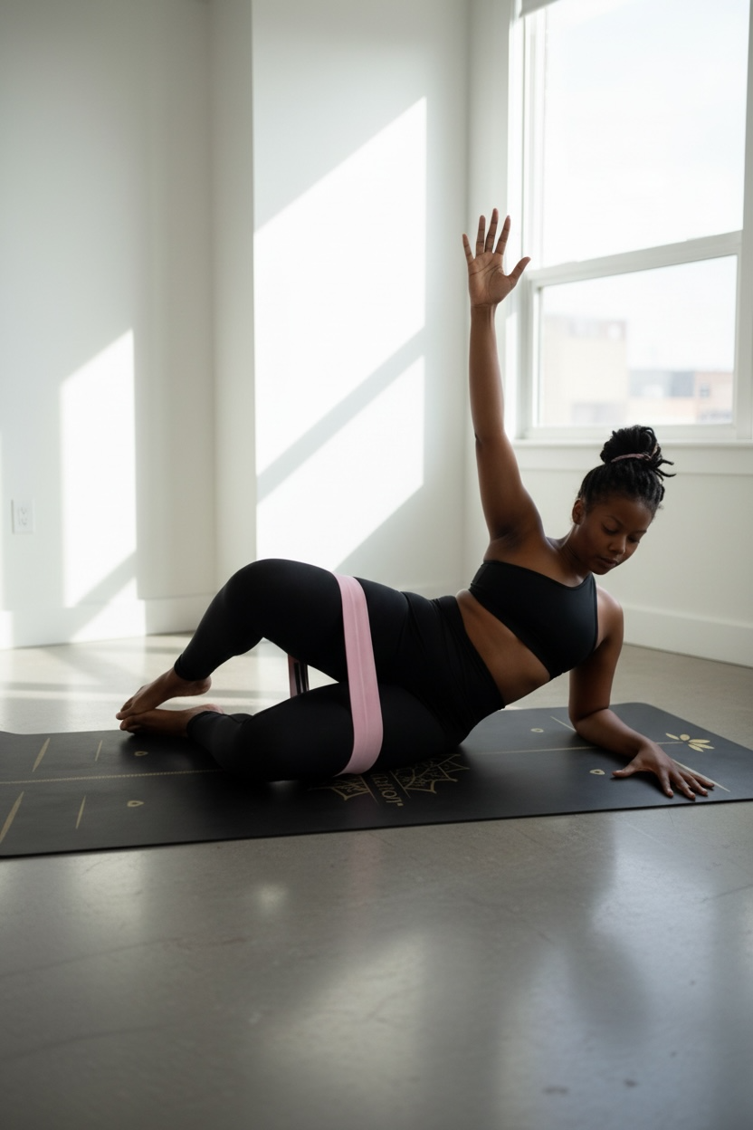 Gold Flow Mat + Pilates x Yoga Class